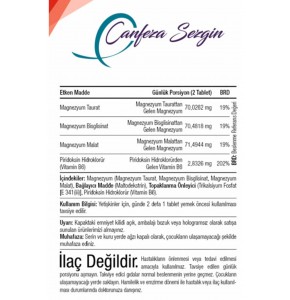 MAGNEZYUM TRİPLET PLUS VİTAMİN B6